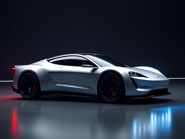 Render 3D de coche deportivo para campaña publicitaria