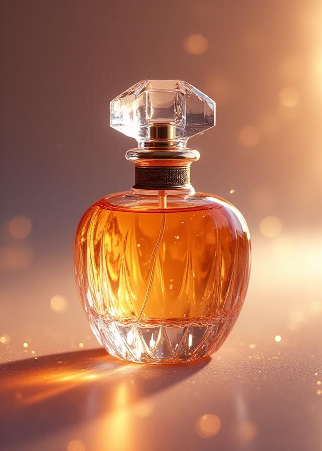 Animación de producto 3D para anuncio comercial de fragancia