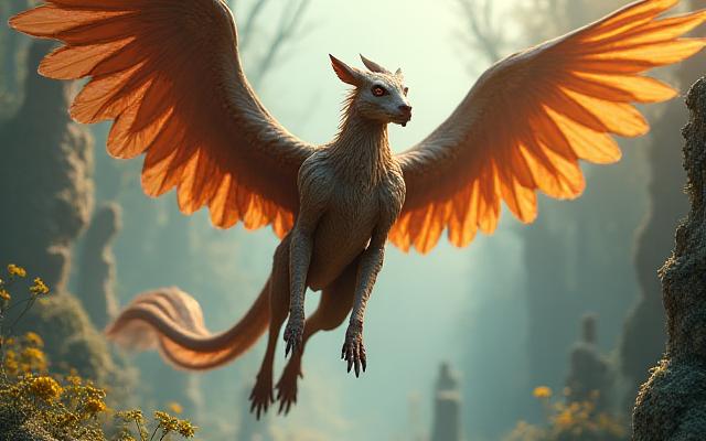 Animación 3D de criatura mítico